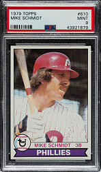 1979 Topps #610 Mike Schmidt PSA MINT 9