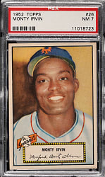 1952 Topps #26 Monte Irvin PSA NM 7