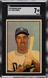 1953 Bowman Color #117 Duke Snider SGC NM 7