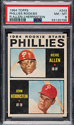 1964 Topps #243 Richie Allen Rookie PSA NM-MT 8