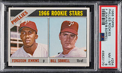 1966 Topps #254 Fergie Jenkins Rookie PSA NM-MT 8