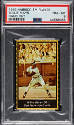 1969 Nabisco Team Flakes Willie Mays PSA NM-MT 8