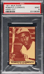 1971 Milk Duds Roberto Clemente PSA MINT 9