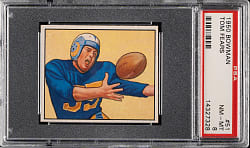 1950 Bowman Football #51 Tom Fears Rookie PSA NM-MT 8