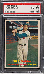 1957 Topps #170 Duke Snider PSA NM-MT 8