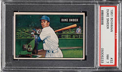 1951 Bowman #32 Duke Snider PSA NM 7