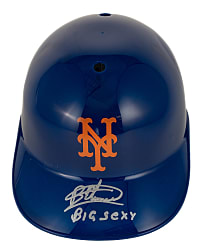 Bartolo Colon Signed New York Mets Batting Helmet with "Big Sexy" Inscription - PSA/DNA
