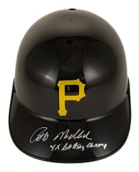 Bill Madlock Signed Pittsburgh Pirates Batting Helmet with "4x Batting Champ" Inscription - PSA/DNA