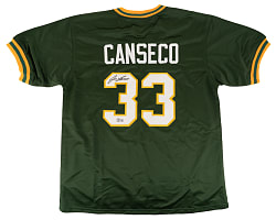 Jose Canseco Signed Oakland Athletics Jersey - Beckett