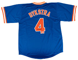 Lenny Dykstra Signed New York Mets Jersey - PSA/DNA