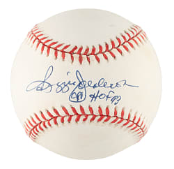 Reggie Jackson Single-Signed Baseball with "HOF 93" Inscription - JSA