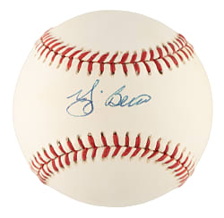 Yogi Berra Single-Signed Baseball - JSA