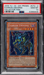 2005 Yu-Gi-Oh! Collectors Tin Promo #CT2-EN002 Exarion Universe PSA GEM MINT 10