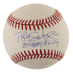 Bret Saberhagen Single-Signed Baseball with "85 & 89 A.L.C.Y." Inscription - PSA/DNA