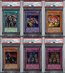2003 Yu-Gi-Oh! Magician's Force 1st Edition PSA-Graded Collection (6)