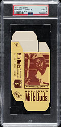 1971 Milk Duds Complete Box #8 Roberto Clemente PSA VG-EX 4