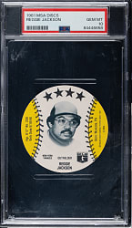1981 MSA Discs Reggie Jackson PSA GEM MINT 10