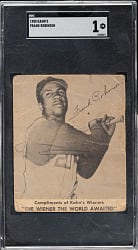 1958 Kahn's Wieners Frank Robinson SGC POOR 1