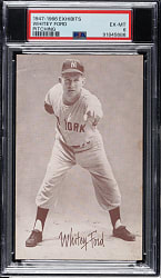 1947-1966 Exhibits Whitey Ford Pitching PSA EX-MT 6