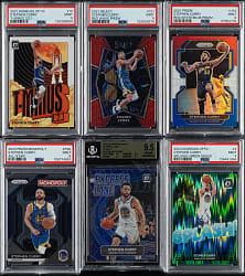 2021 to 2024 Panini and Donruss Basketball Stephen Curry PSA- and BGS-Graded Collection (6)