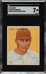 1933 R319 Goudey #124 Earl Whitehill SGC NM 7 (Lionel Carter Collection)