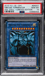 2010 Yu-Gi-Oh! Legendary Collection 1 #EN001 Obelisk The Tormentor Holographic PSA GEM MINT 10