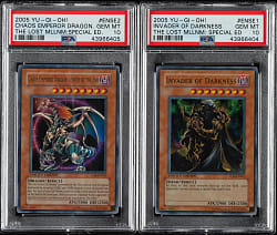 2005 Yu-Gi-Oh! The Lost Millenium Special Edition Promo PSA GEM MINT 10 Pair