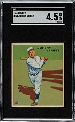 1933 R319 Goudey #233 Johnny Vergez SGC VG/EX+ 4.5