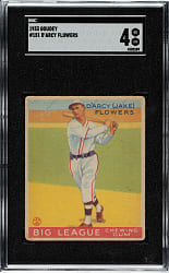 1933 R319 Goudey #151 Jake Flowers SGC VG/EX 4