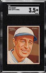 1933 R319 Goudey #232 Lefty O'Doul SGC VG+ 3.5