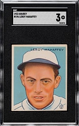 1933 R319 Goudey #196 Leroy Mahaffey SGC VG 3