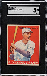 1933 R319 Goudey #88 Russell Rollings SGC EX 5