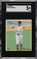 1933 R319 Goudey #194 Earl Averill SGC EX 5