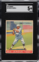 1933 R319 Goudey #34 Bob O'Farrell SGC EX 5