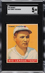 1933 R319 Goudey #36 Tommy Thevenow SGC EX 5
