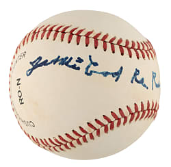 James "Cool Papa" Bell Single-Signed Baseball