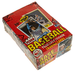1982 Fleer Unopened Wax Box (36 Packs) - BBCE