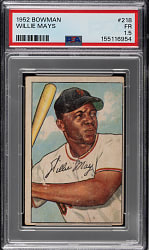 1952 Bowman #218 Willie Mays PSA FAIR 1.5