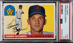 1955 Topps #124 Harmon Killebrew Rookie PSA EX 5