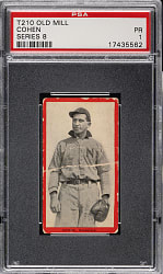 1910 T210 Old Mill Tobacco "Series 8" Cohen PSA POOR 1