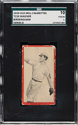 1910 T210 Old Mill Tobacco "Series 8" Ivor Wagner SGC POOR 10