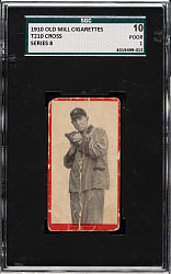 1910 T210 Old Mill Tobacco "Series 8" Cross SGC POOR 10