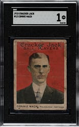 1915 E145 Cracker Jack #12 Connie Mack SGC POOR 1