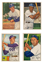 1952 Bowman Collection (27) Including Pee Wee Reese, Duke Snider, and Minnie Minoso Rookie