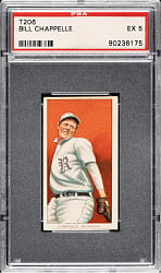 1909-1911 T206 White Border Bill Chappelle PSA EX 5 - Cycle 350 Back