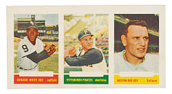 1961 Bazooka Panel Proof #7/8/9 Minnie Minoso/Groat/Malzone