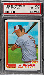 1982 Topps Traded #98T Cal Ripken Jr. Rookie PSA NM-MT 8