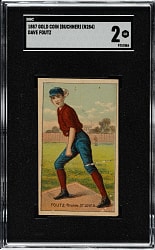 1887 N284 Buchner Gold Coin Dave Foutz SGC GOOD 2