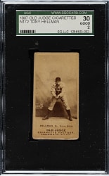 1889 N172 Old Judge Tony Hellman SGC GOOD 30