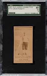 1889 N172 Old Judge Jack Pickett SGC VG 40